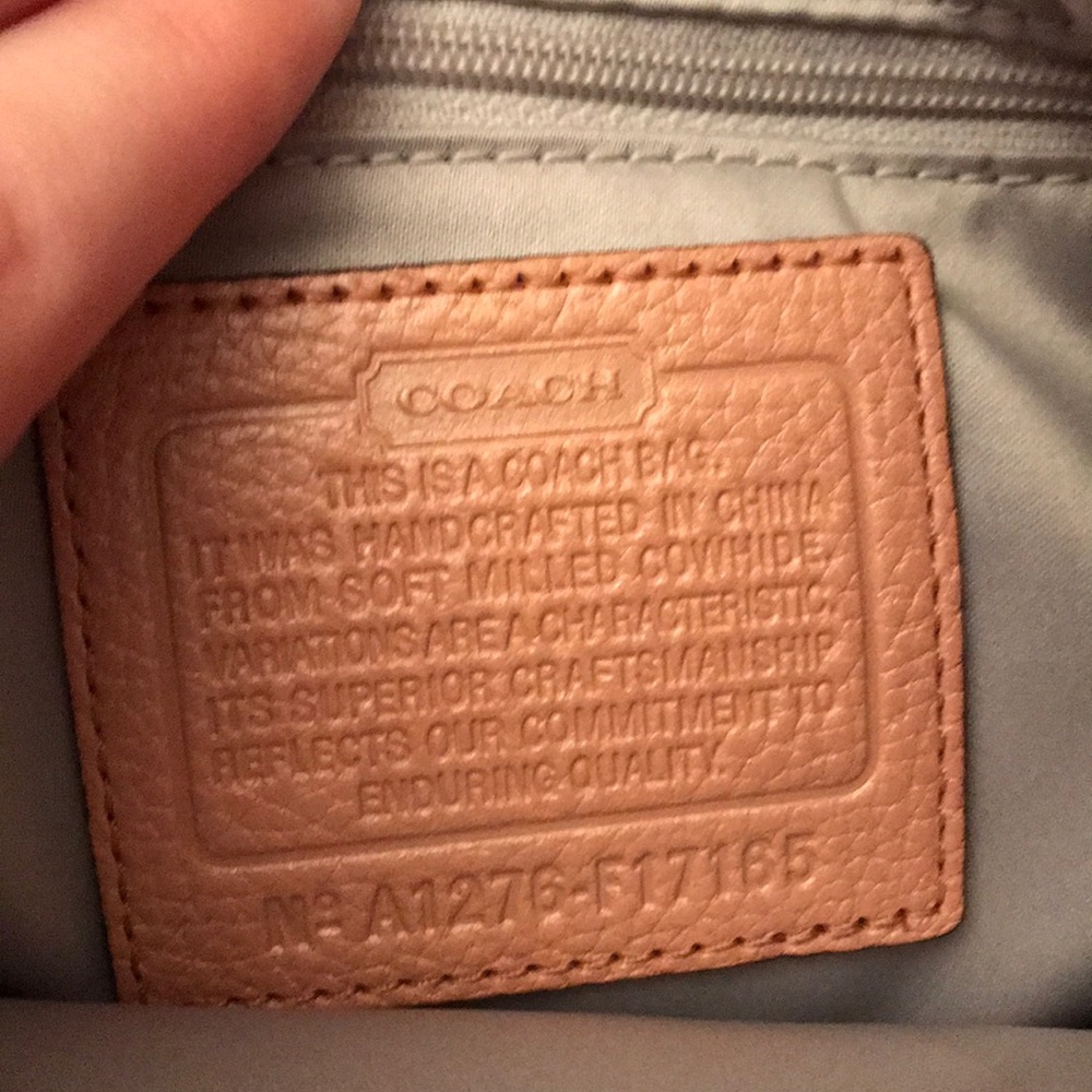 Pink Coach Handbag/Shoulder Bag - Picture 4 of 4